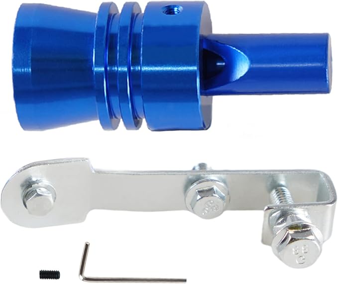 🔥🎁Aluminum Alloy Universal Turbo Whistle,Turbo Sound Exhaust Muffler Pipe Whistle Car Roar Maker