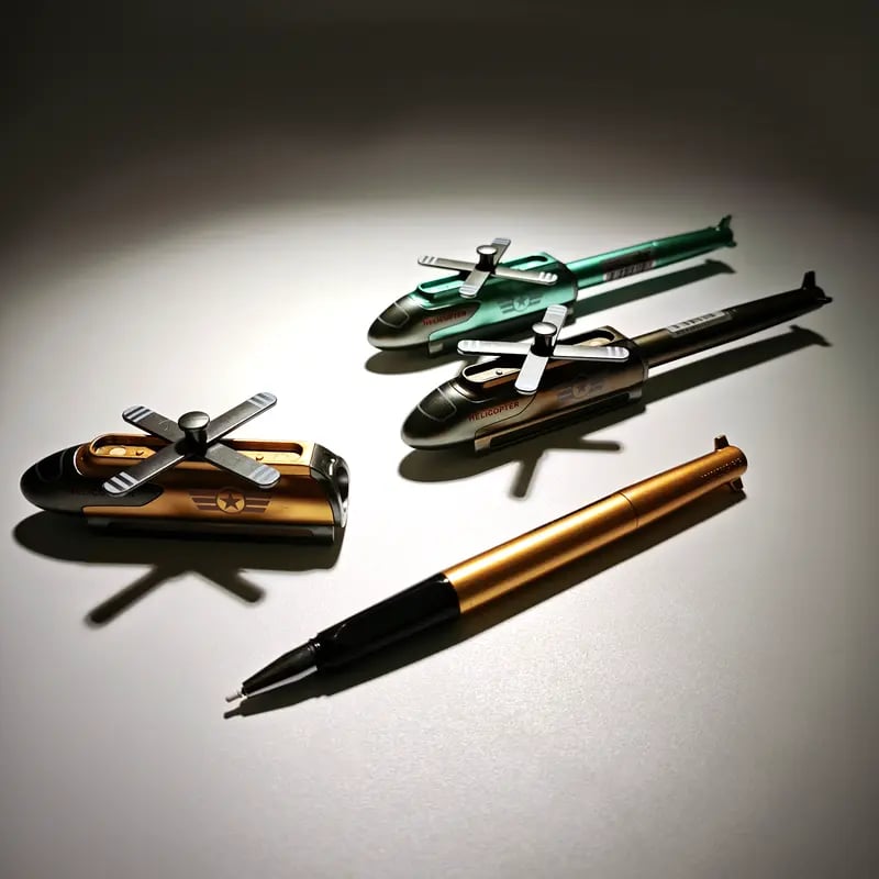 Military-Inspired LED Rifle Pen – Smooth Writing & Unique Design