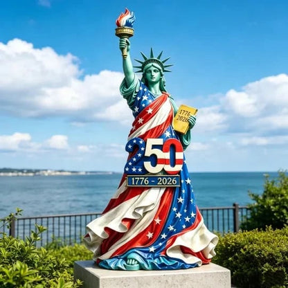 🗽 Handmade USA 250th Anniversary Statue of Liberty Figurine