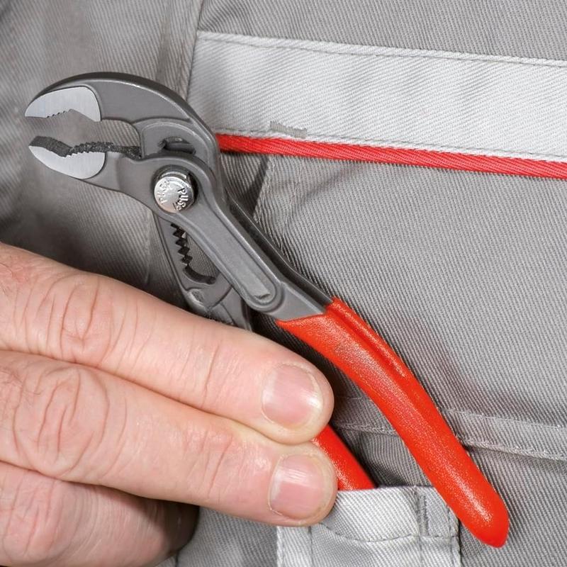 Groove Joint Pliers 5 Inch with Fast Adjustable Pliers V-Jaw Tongue and Groove Pliers Wrench for Water Pump