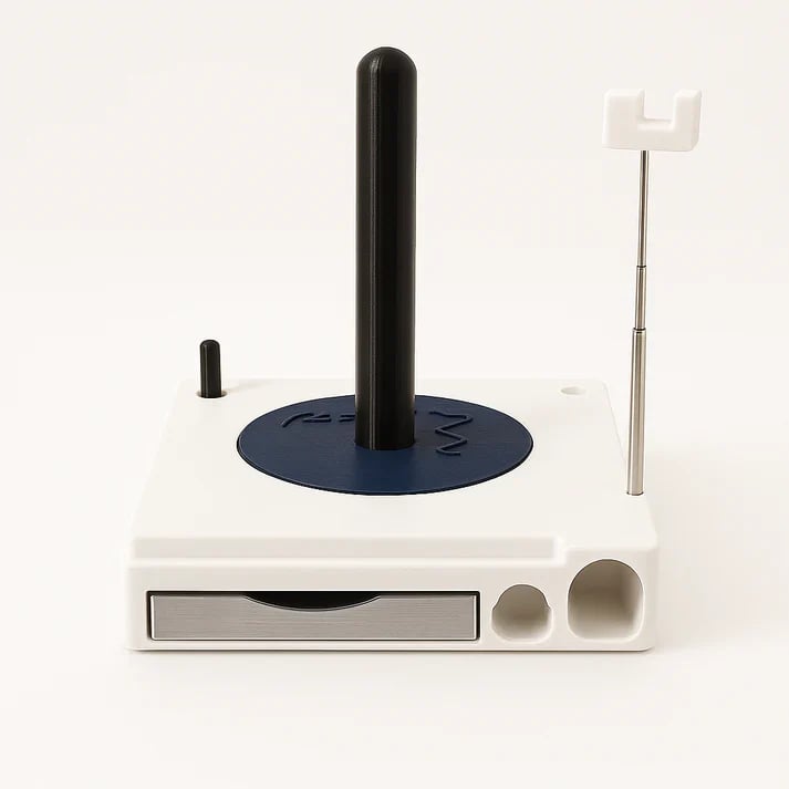 🔥Spinning Yarn Holder with Tool Storage