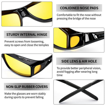 🏆10K+ SOLD LAST WEEK! -👓 Night Vision Driving Glasses, Anti-glare Polarized