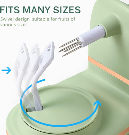 Perfectly Peeled Fruit — At the Touch of a Button