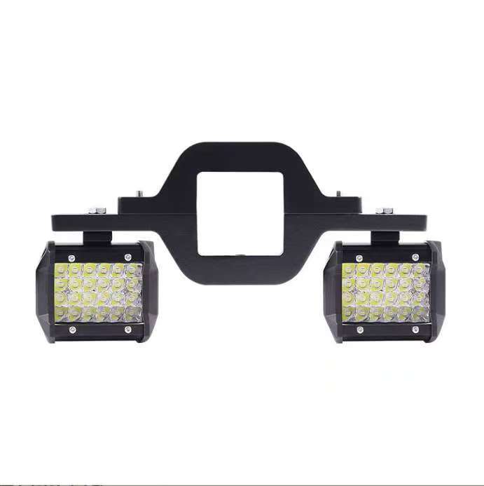 2pcs 4 Inch LED Pods with Tow Hitch Mounting Brackets