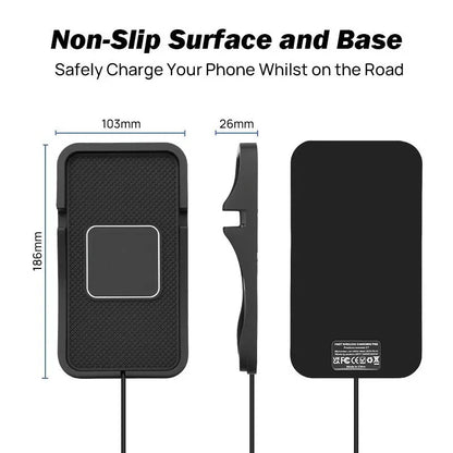 🔥Last Day 49% OFF-🚗⚡ Fast & Easy 15W Wireless Car Charger