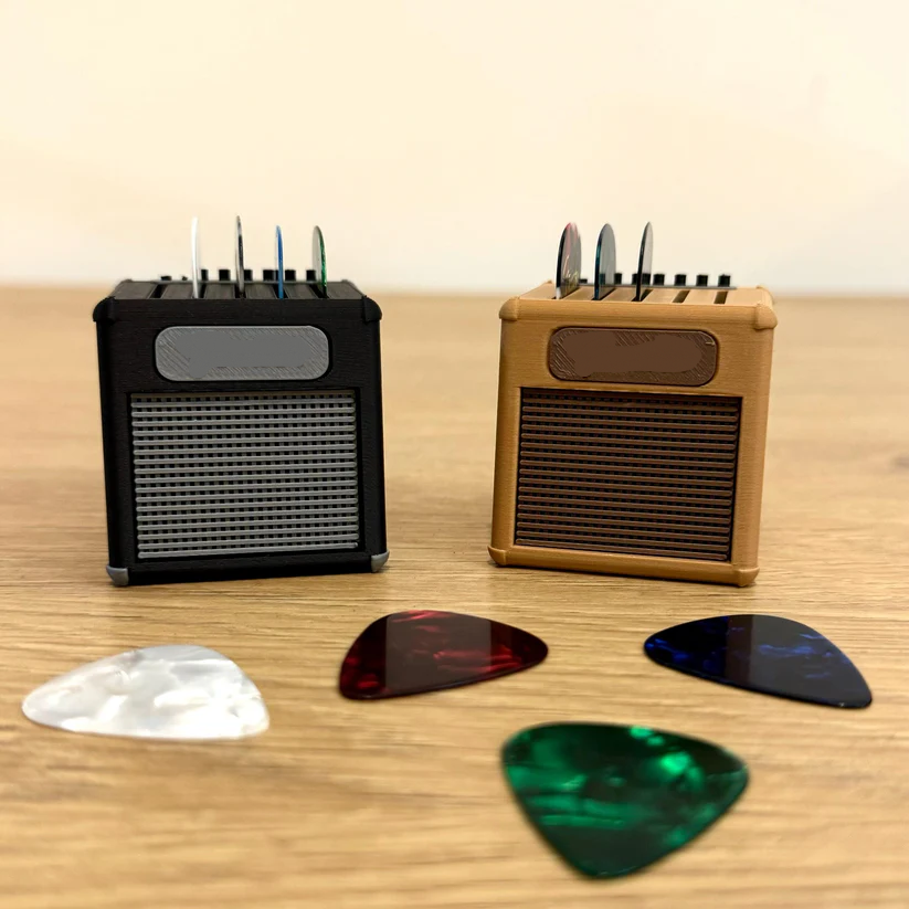 Mini Guitar Amp Pick Holder