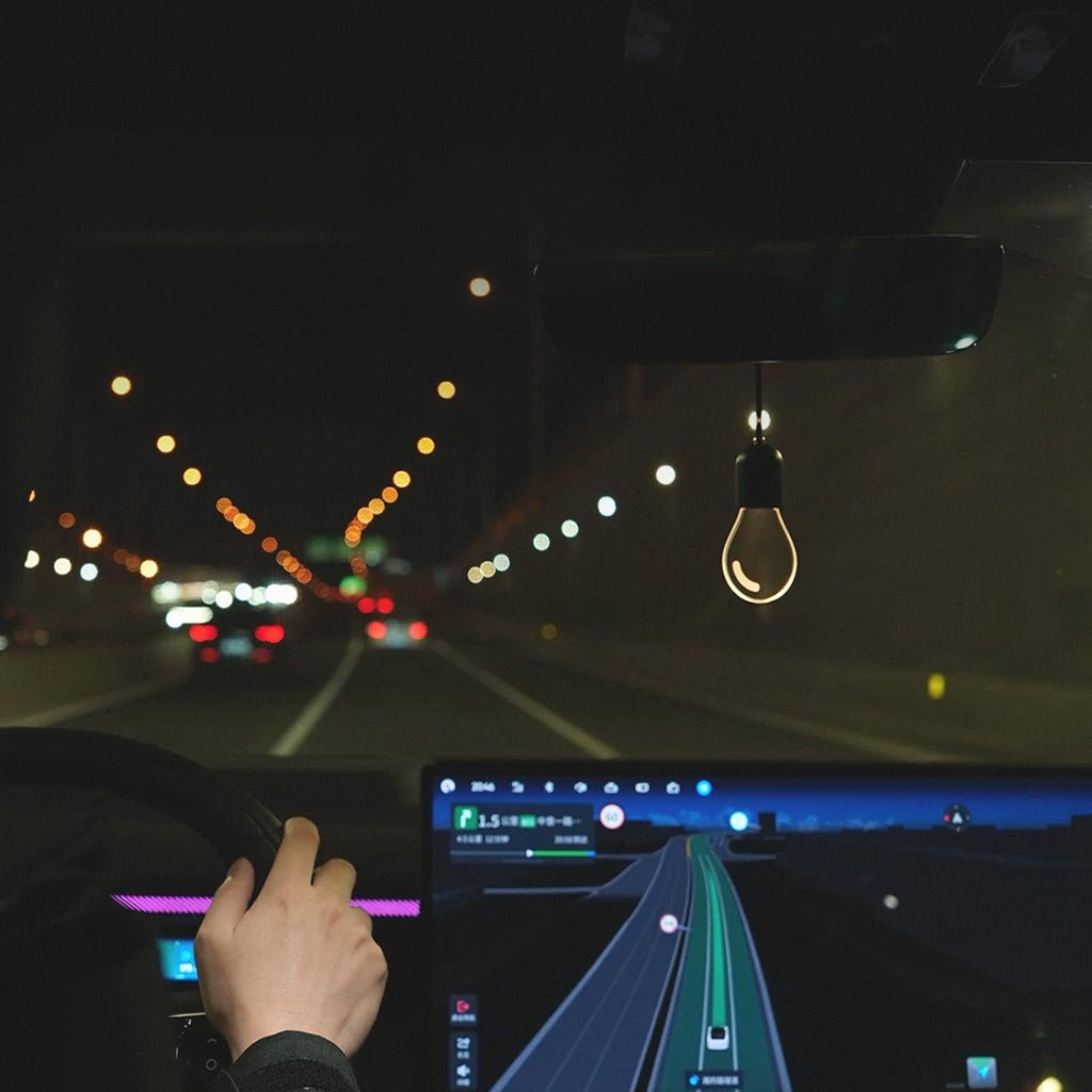 LumiBulb Car Charm 💡 Light-Up Fun for Your Ride