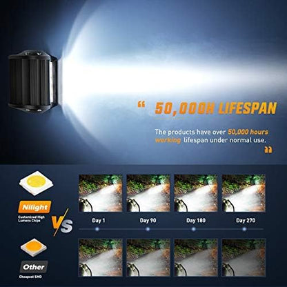 2pcs 4 Inch LED Pods with Tow Hitch Mounting Brackets