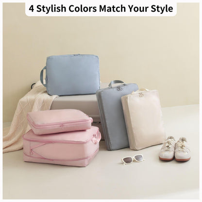 6-Piece Travel Compression Bags Set