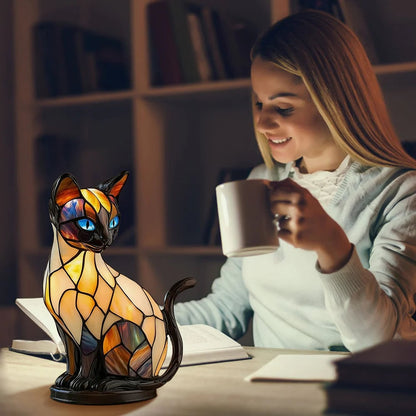 Luminous Cat Artist Crafted Light with Honest Warmth