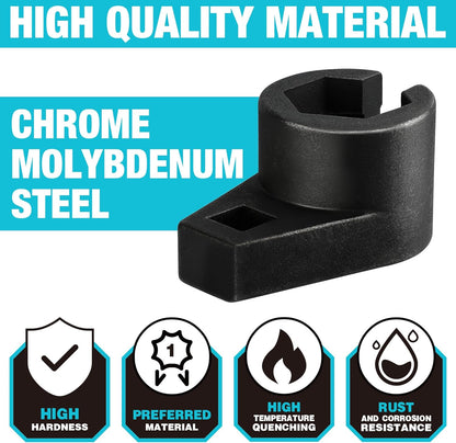 🔧 O2 Oxygen Sensor Socket | 3/8" Drive x 22mm (7/8")