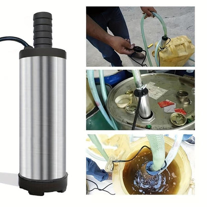 Portable Submersible Pump, Ideal for Diesel, Kerosene & Water🛢️