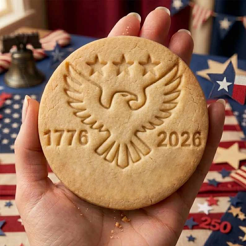 🎁Last Day 48% OFF - 1776–2026 USA 250th Anniversary Cookie Stamp