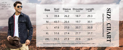 Men's Flannel Lined Shacket Jacket