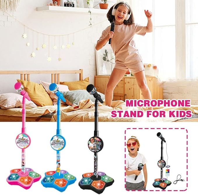 💥LAST DAY SALE 49% OFF💥Microphone Toy, Karaoke Machine Toy with Light