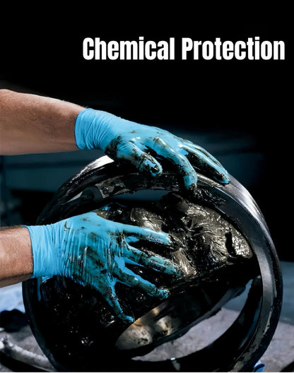 💯🧤High Elastic Protective Rubber Nitrile Gloves