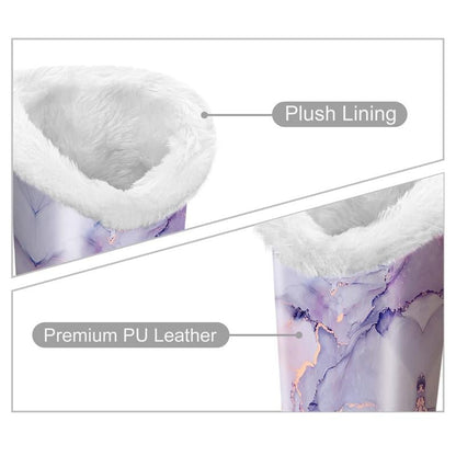 Eyeglasses Holder with Soft Furry Lining and Magnetic Base