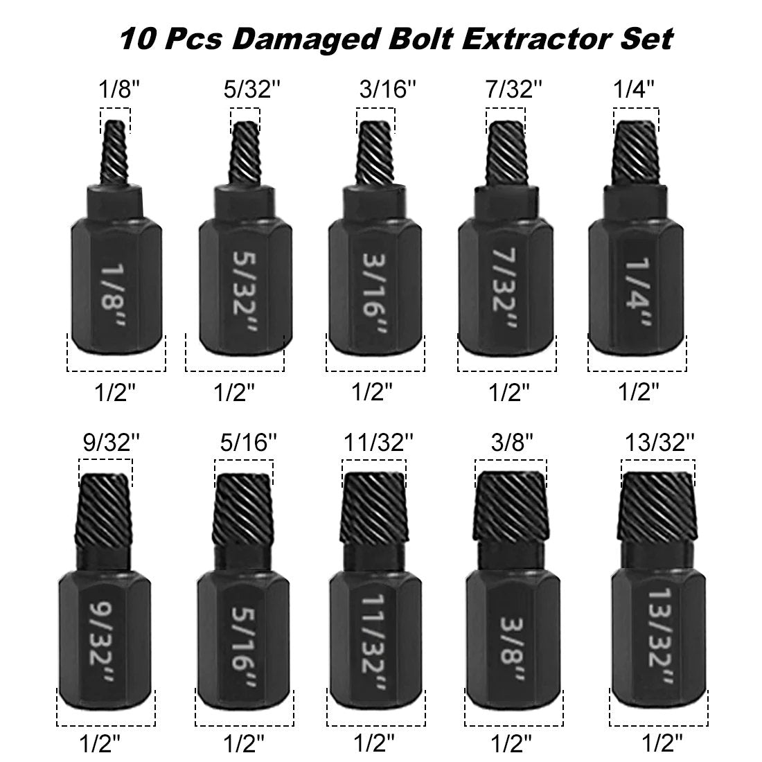 Broken Head Screw Hexagon Socket Bolt Removal Tool