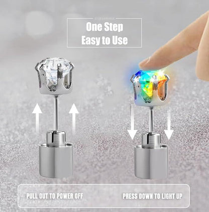 🔥Christmas Early Discount✨LED Earrings, Light Up Stud Earrings