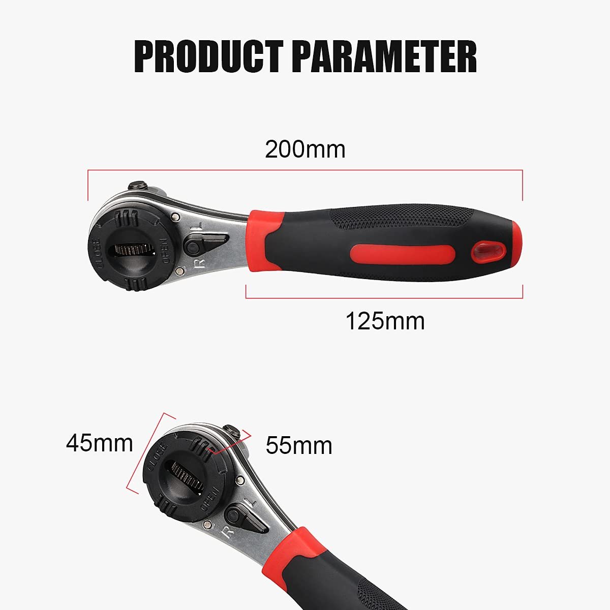 🔧Adjustable Ratchet Wrench Kit for 6-22mm Screw