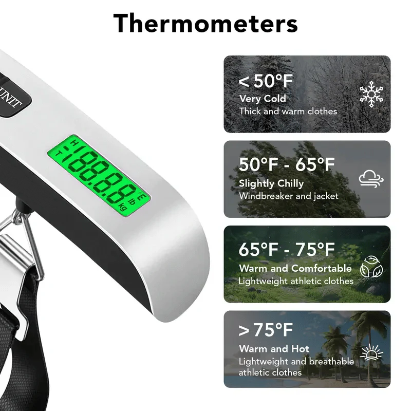 Portable Digital Luggage Scale Accurate Weighing