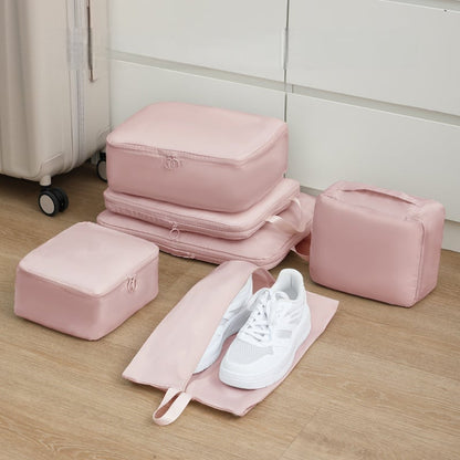 6-Piece Travel Compression Bags Set