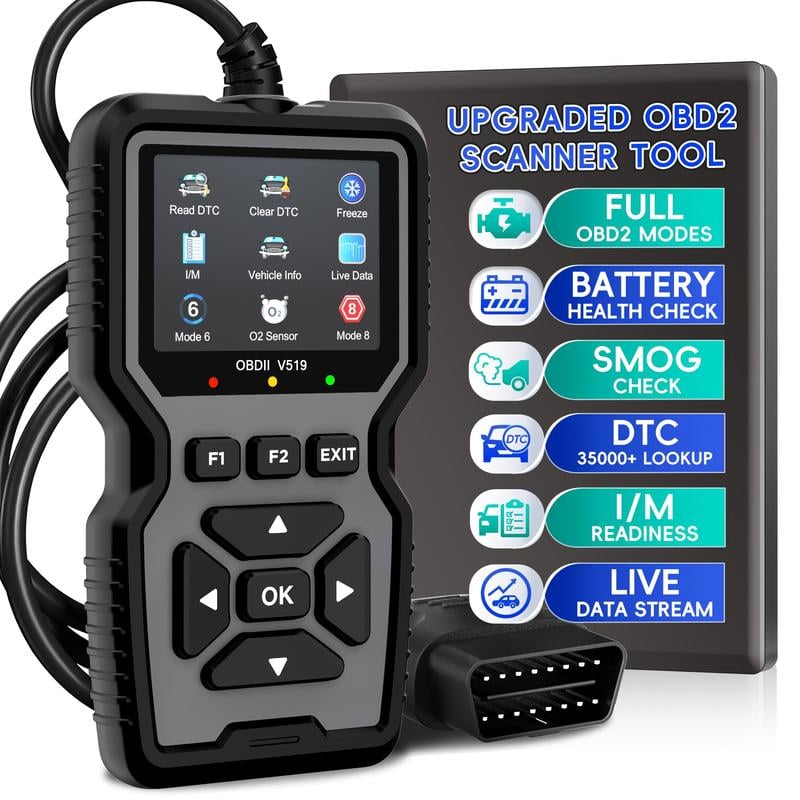 🔥OBD2 Advanced Diagnostic Tool Professional Engine Code Reader Reset Real-Time Data