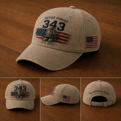 🧢Never Forget 343 Memorial Cap 🎁