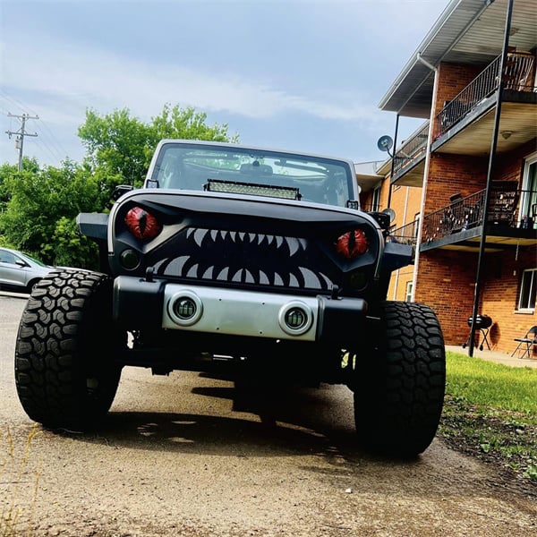 🔥  Beast Eyes Headlight Decals (1 Pair)