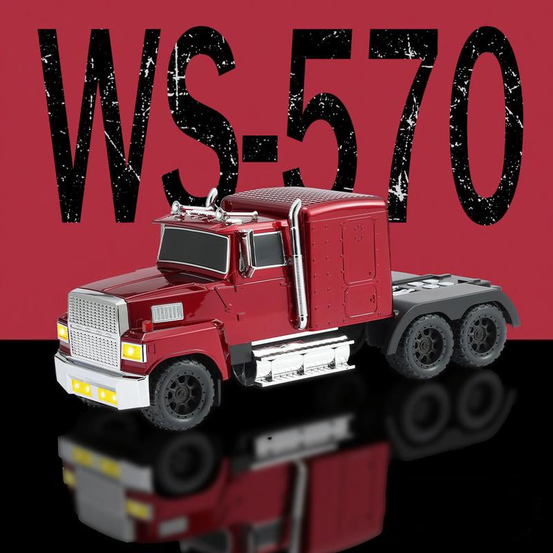 🔥LAST DAY ONLY 49% OFF🔥🚚WSTER WS-570 Big Truck Model Bluetooth Speaker with USB TF Card AUX FM Radio TWS Pairing