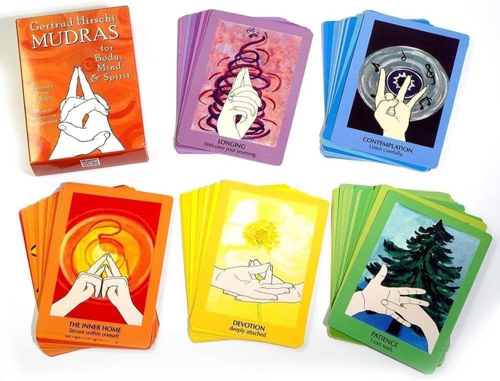 🙌MUDRA Cards for Body, Mind ad Spirit: The Handy Course in Yoga Spiritual Meditation Accessories