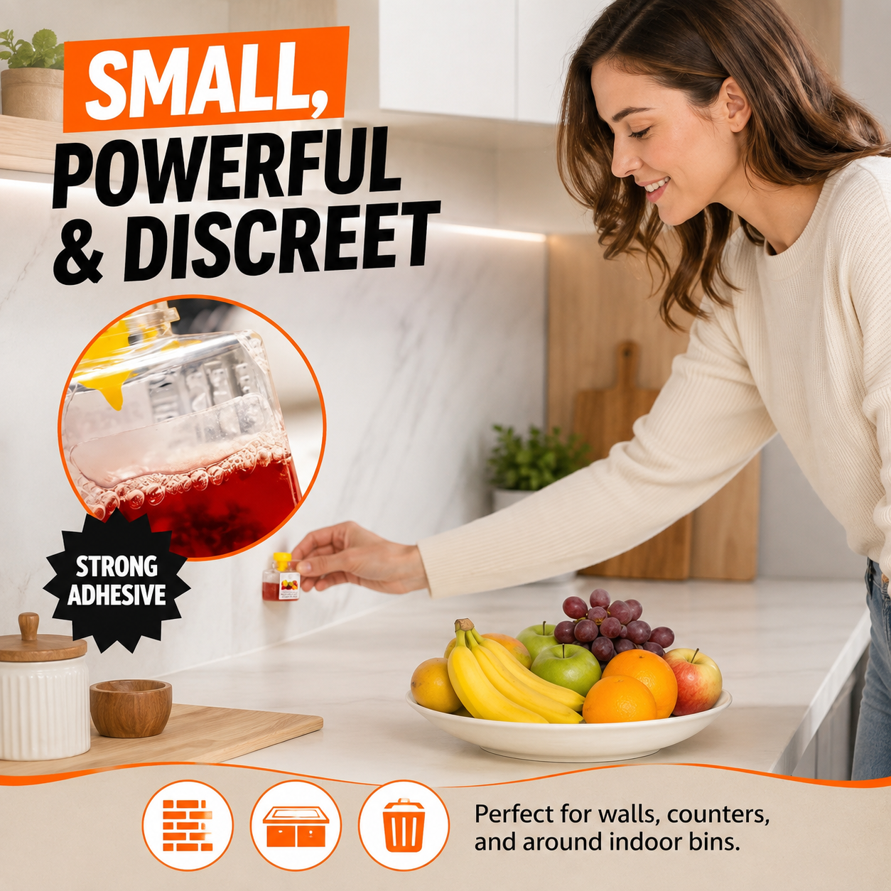 LAST DAY BUY 2 GET 1 FREE🔥Ultra-Strong Fruit Fly Trap - User Friendly (Up to 3 Weeks per Bottle)