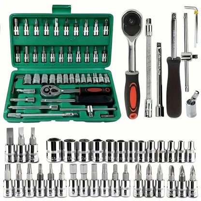 46Pcs Car Repair Machinery Tools Set