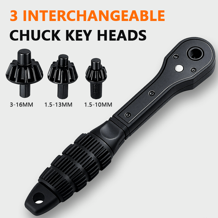 🔥2 in 1 Drill Chuck Ratchet Spanner