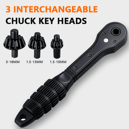 🔥2 in 1 Drill Chuck Ratchet Spanner