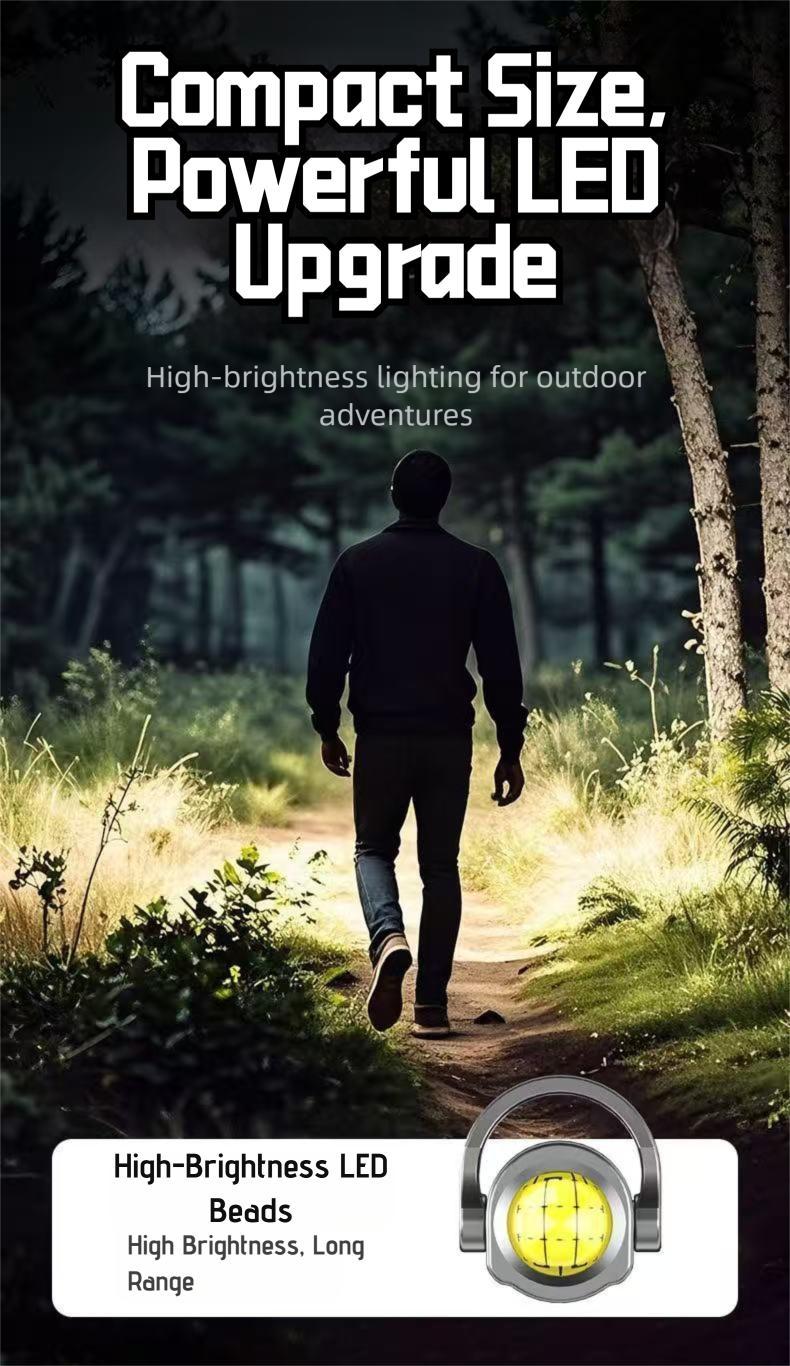 🔦✨Rechargeable Mini Keychain Flashlight - 800 Lumens, 6 Modes, Perfect for Outdoor Adventures, Work, and Emergencies