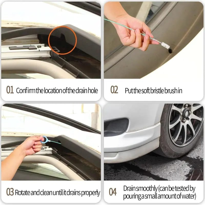 Car Sunroof Drain Clog Remover - 197inch(5m)