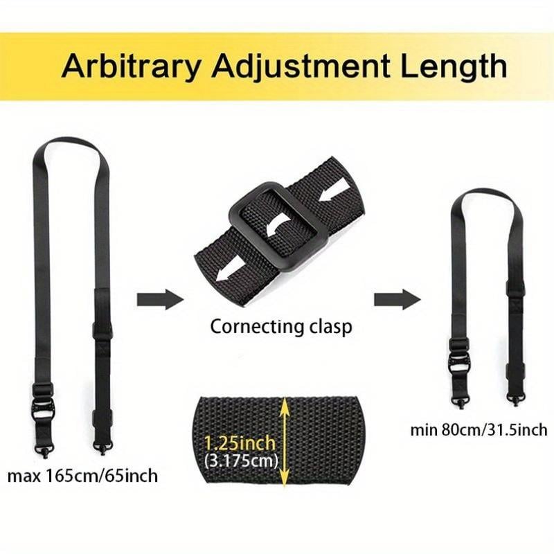 2-Point Sling Set with Fast Adjust Mount Straps and QD Swivels