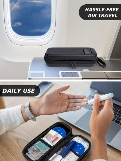 🏆Flash Sale 49% OFF -- ⏰❄️Insulin Cooler Travel Case with Temperature Display