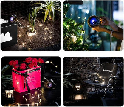 Retractable Camping Light – Lantern & String Lights in One