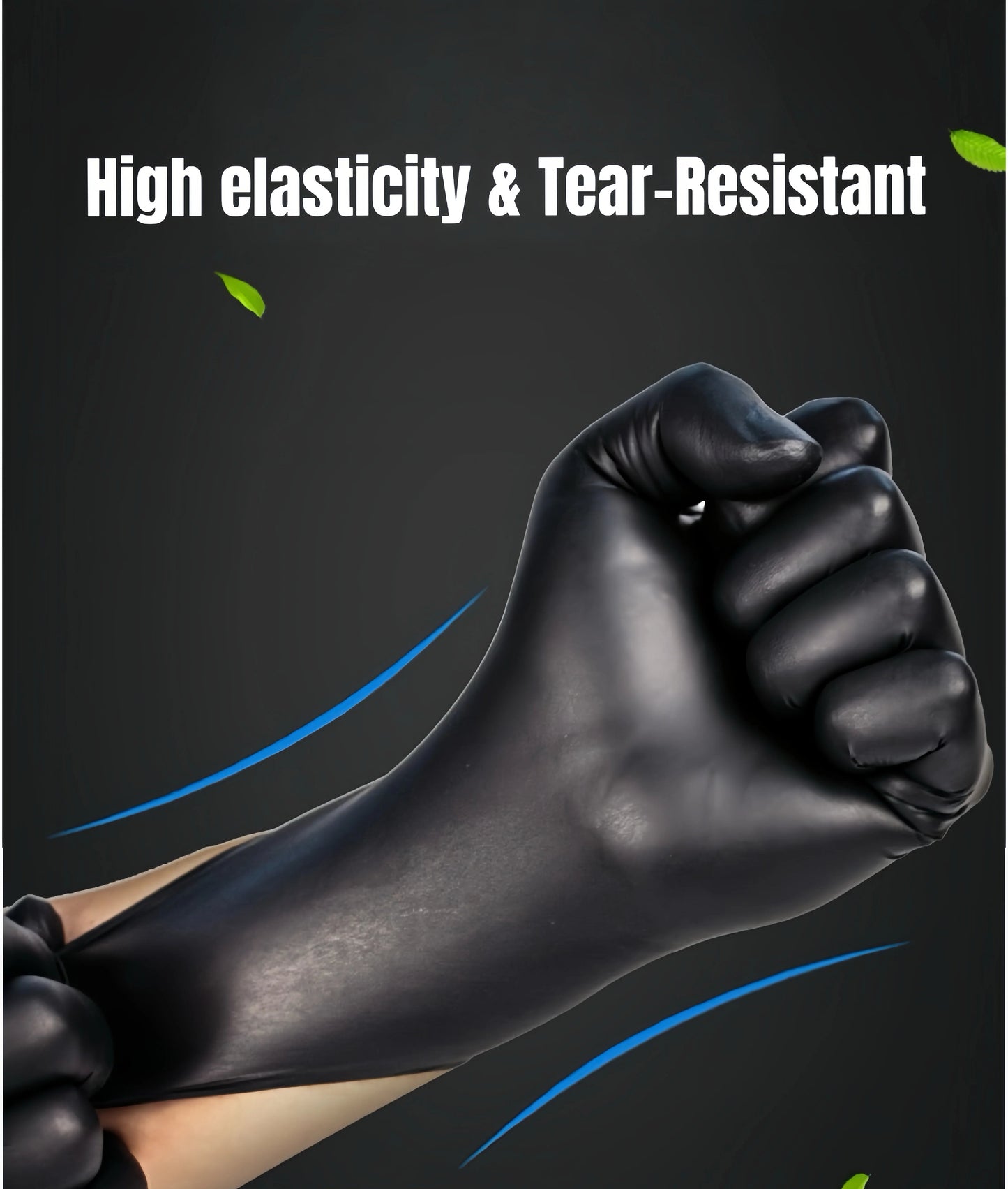 💯🧤High Elastic Protective Rubber Nitrile Gloves