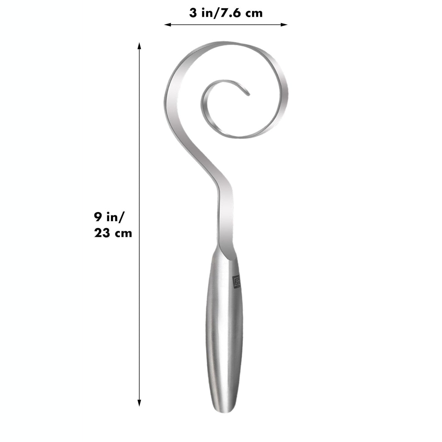 🔥Seamless Dough Whisk, 430 stainless steel Dough Whisk, 9" Bread Whisk for Cooking