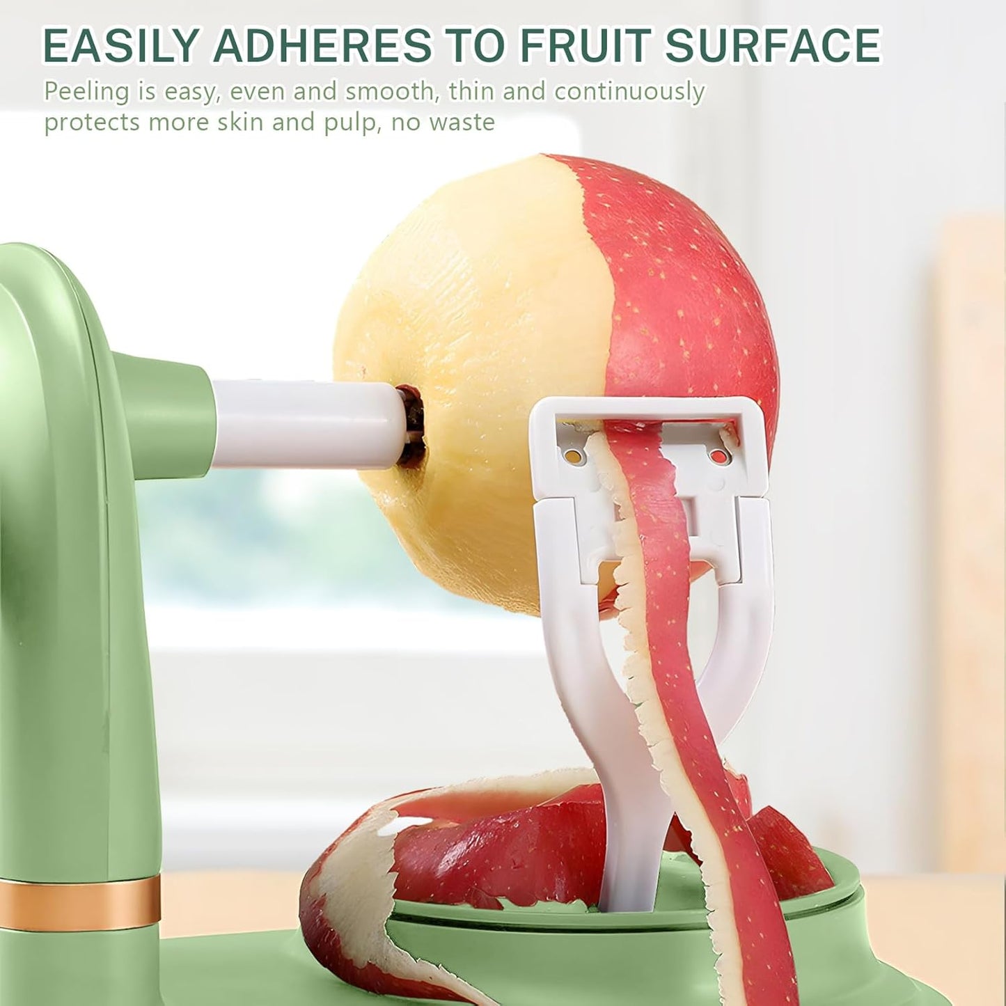 Perfectly Peeled Fruit — At the Touch of a Button