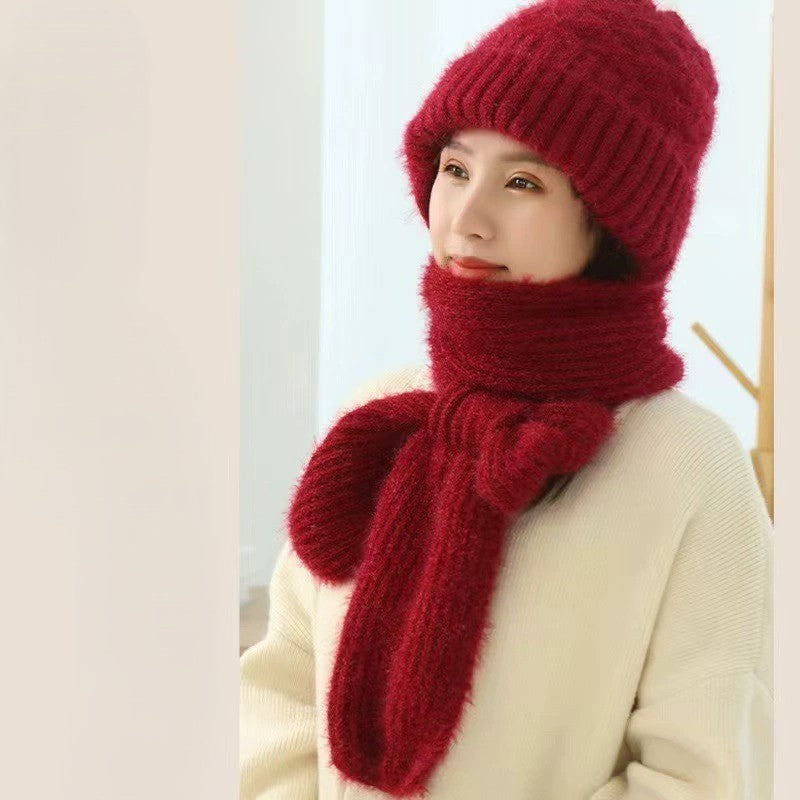 🎄Winter Versatile Knitted Hooded Scarf for Women