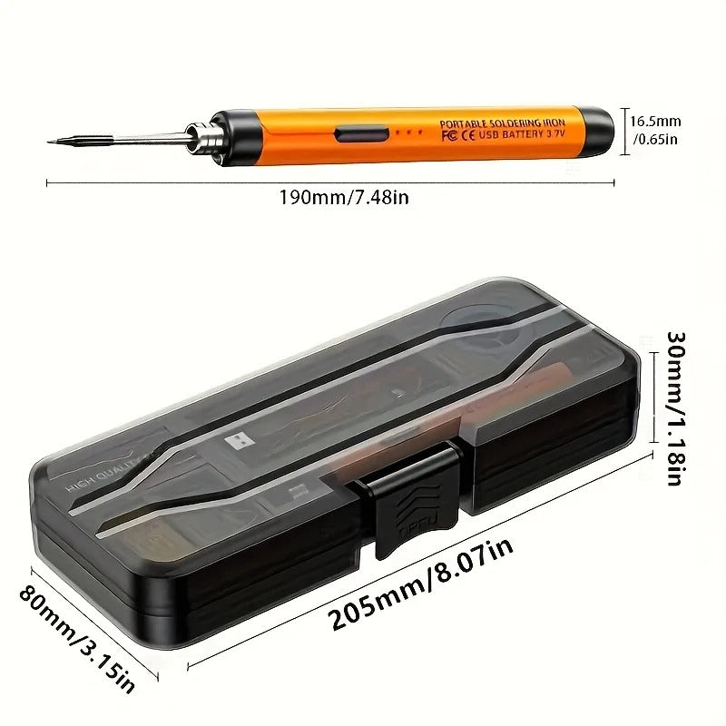 Mroace USB Rechargeable Digital Soldering Iron Kit