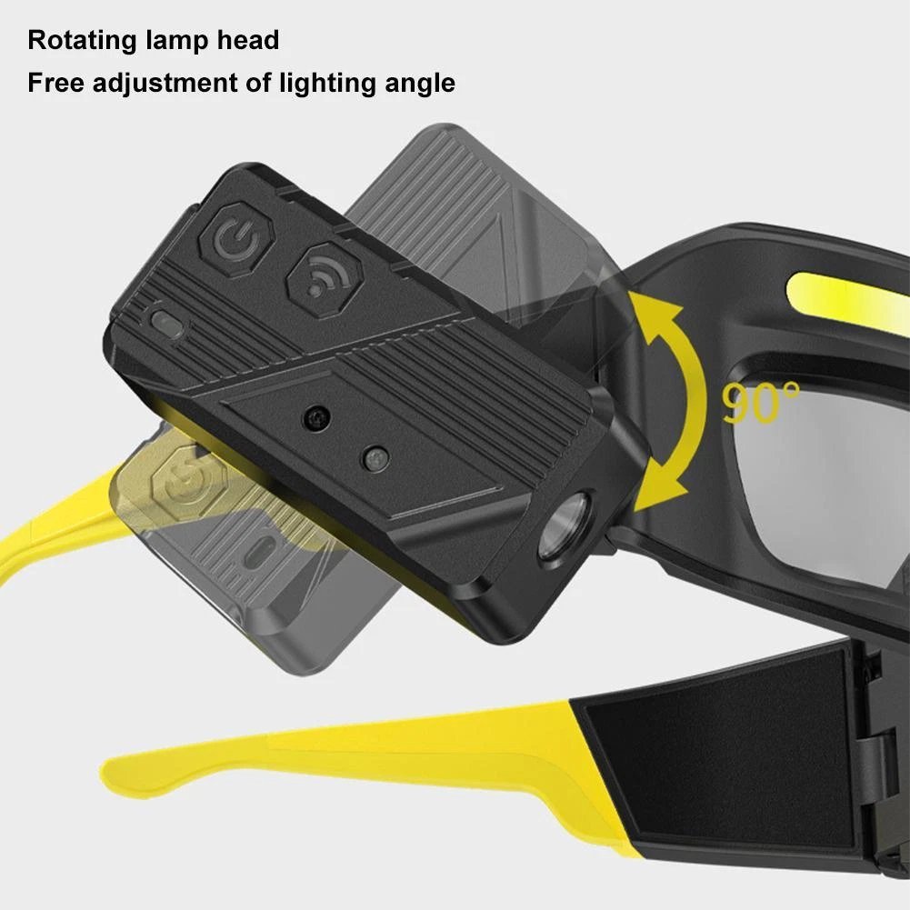 🔥Limited-time discount of 49%🔥🕶️Rechargeable LED sports-sensing glasses light🕶️