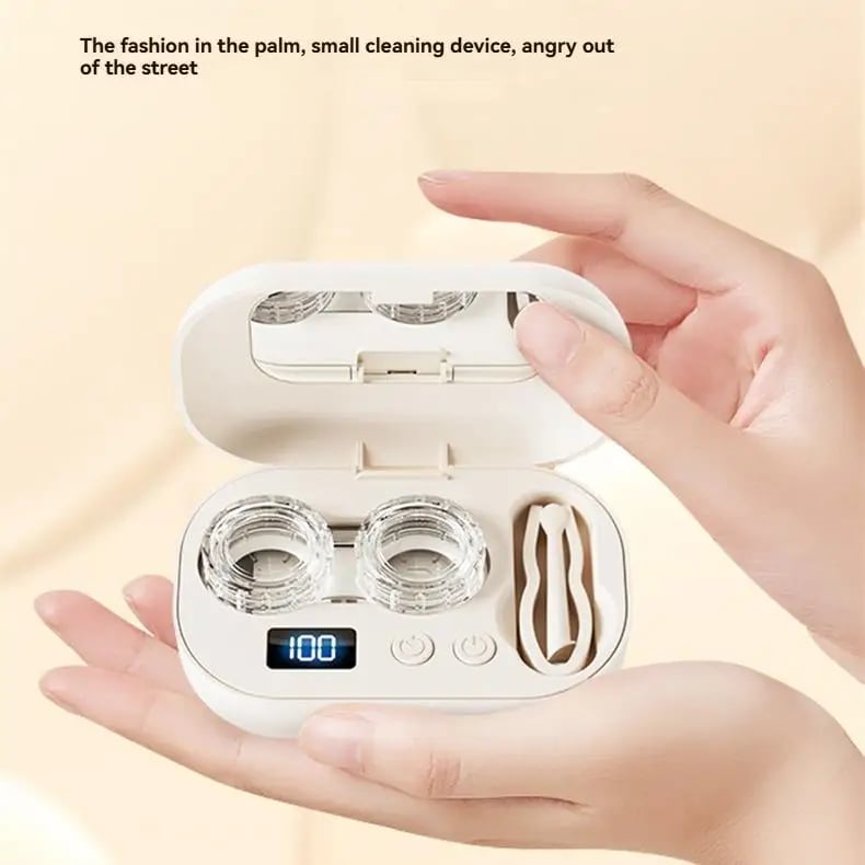 Ultrasonic Contact Lens Cleaner Rechargeable