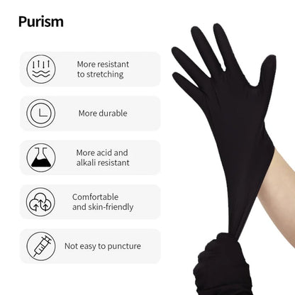 💯🧤High Elastic Protective Rubber Nitrile Gloves