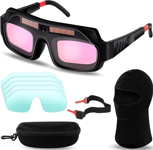 🔥Last Day Discount 49% OFF✨Solar Auto-Darkening Welding Goggles – Eye Protection with Smart Light Control🛡️