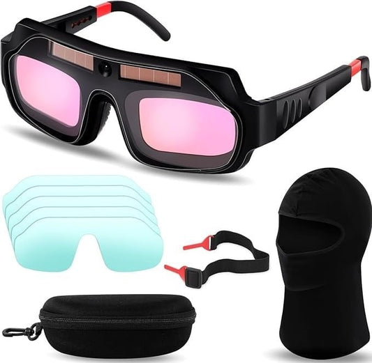 🔥Last Day Discount 49% OFF✨Solar Auto-Darkening Welding Goggles – Eye Protection with Smart Light Control🛡️